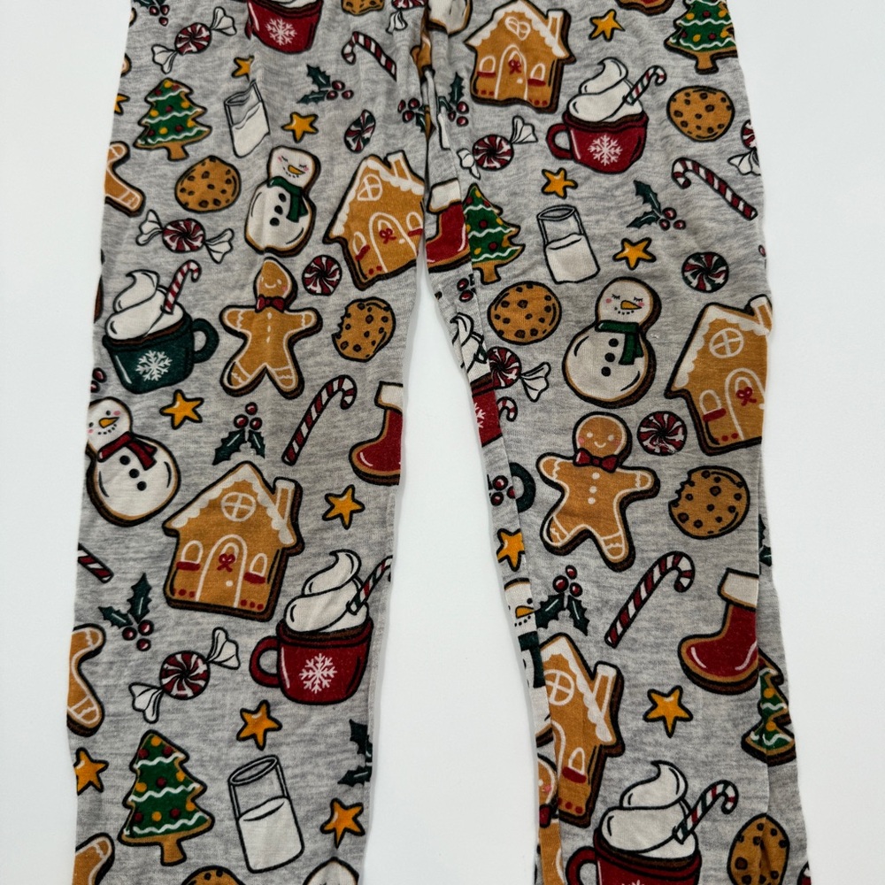 Little Sleepies Christmas Pajama Set Kids Size 5/6 Long Sleeve Matching Set Holi - Picture 7 of 10